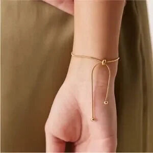 New! Gold Adjustable Stacking Bracelet (3040) NWOT